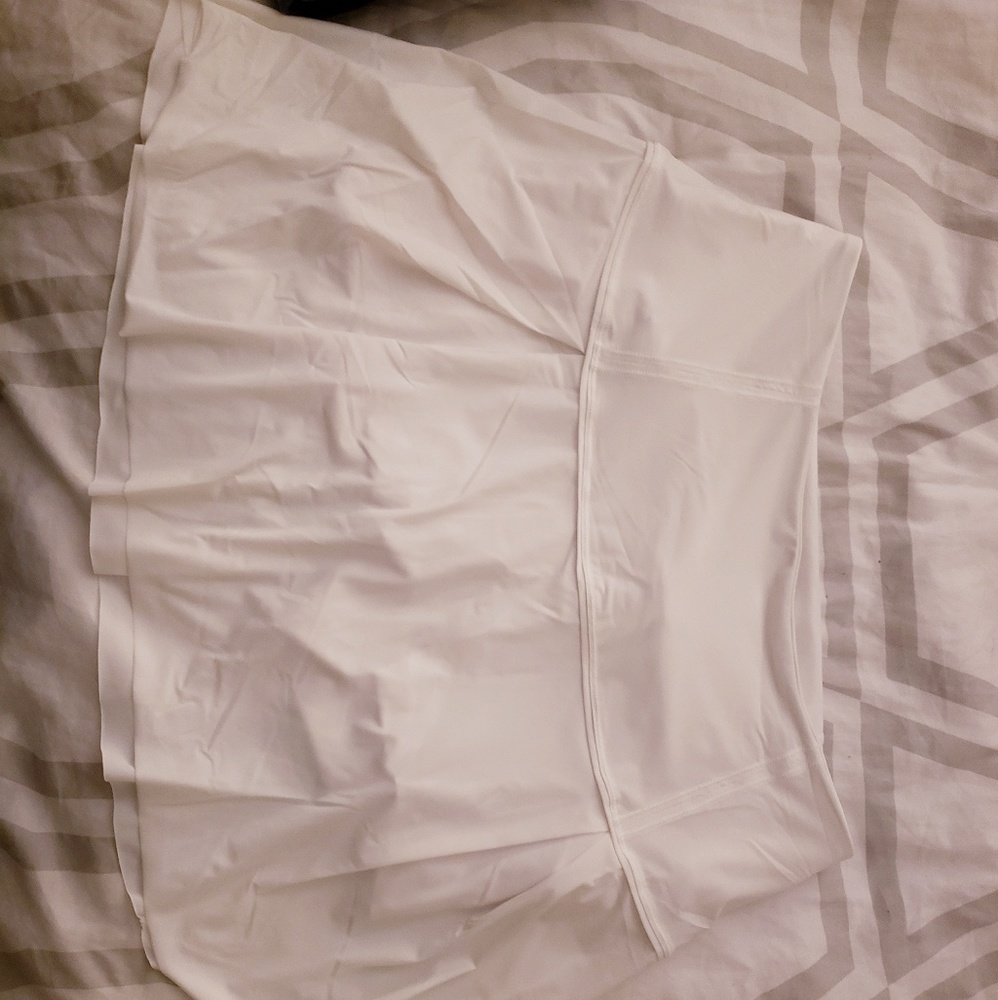 White Lululemon skirt